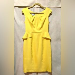 Kay Unger | Size 2 | Canary Yellow Dress
